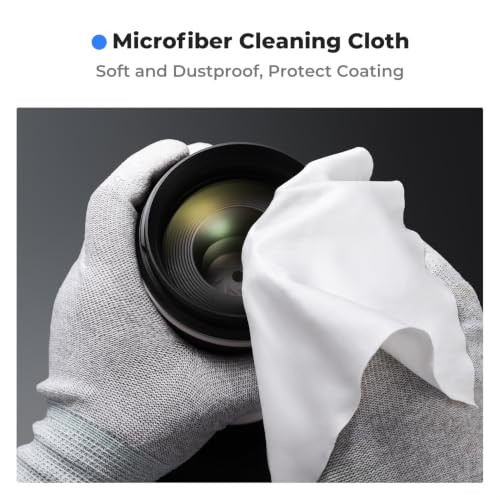 K&F CONCEPT 77mm Magnetic Polarizer Lens Filter with Cleaning Cloth