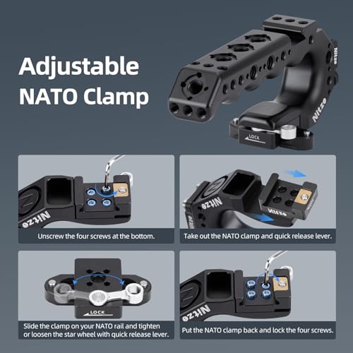 Nitze NATO Top Handle with Quick Release NATO Clamp- PA28-A PA28-A (Stinger Handle)