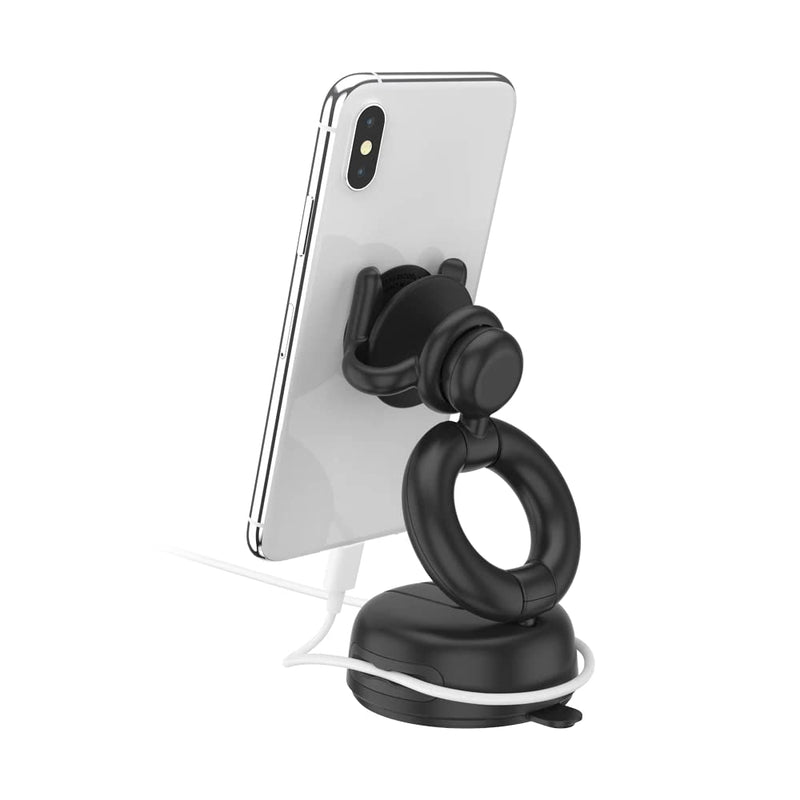 PopSockets Car Phone Mount, Vent Mount, Black - Black | Air Vent Clip, Compatible with PopSockets, Hands-Free, Black, Electronic Accessories, For iPad/Kindle/iPhone/Android Dash/Desk Mount