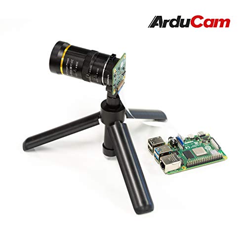 Arducam 8-50mm C-Mount Zoom Lens for IMX477 Raspberry Pi HQ Camera, with C-CS Adapter, Industrial Telescope Lens 2.8-12mm Focal Length