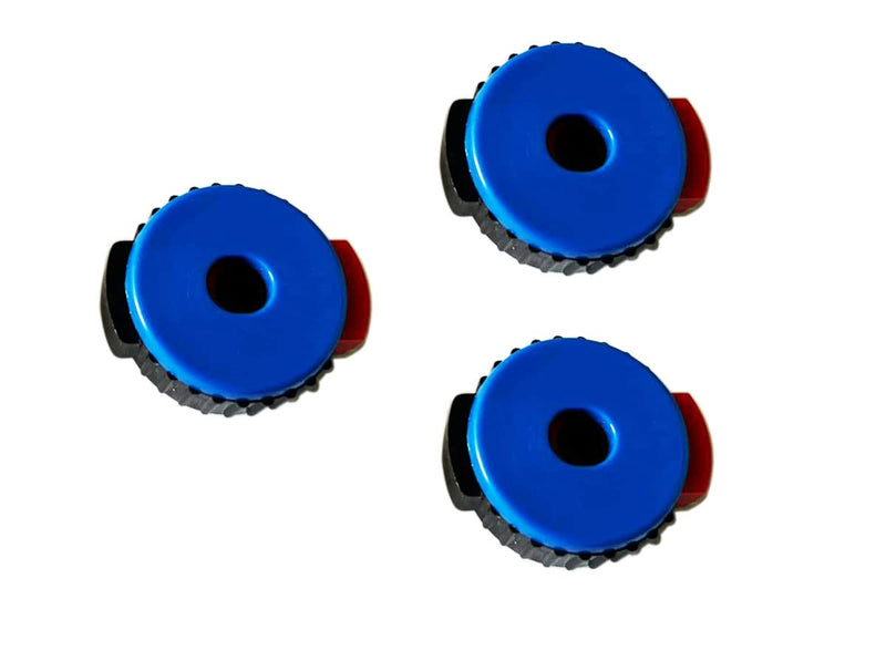 Cymbal Quick Release Nut & Hi Hat Clutch for Cymbal Jazz Drum Parts Accessories 4 Packs (Black) Black
