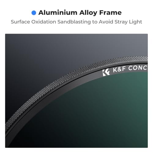 K&F CONCEPT 82mm Magnetic Polarizer Lens Filter with Cleaning Cloth