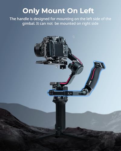 SmallRig Sling Handle Gimbal Handgrip for DJI RS, 180° Adjustable Grip Gimbal Handle