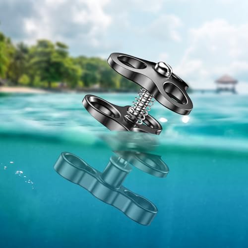 Sea frogs 2PCS Triple Ball Clamp for Diving Underwater Photography System