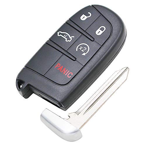 Keyless Entry Remote Car Key 5 Button for Dodge Charger Challenger 433mhz | FCCiD:M3N-40821302,Fob Replacement