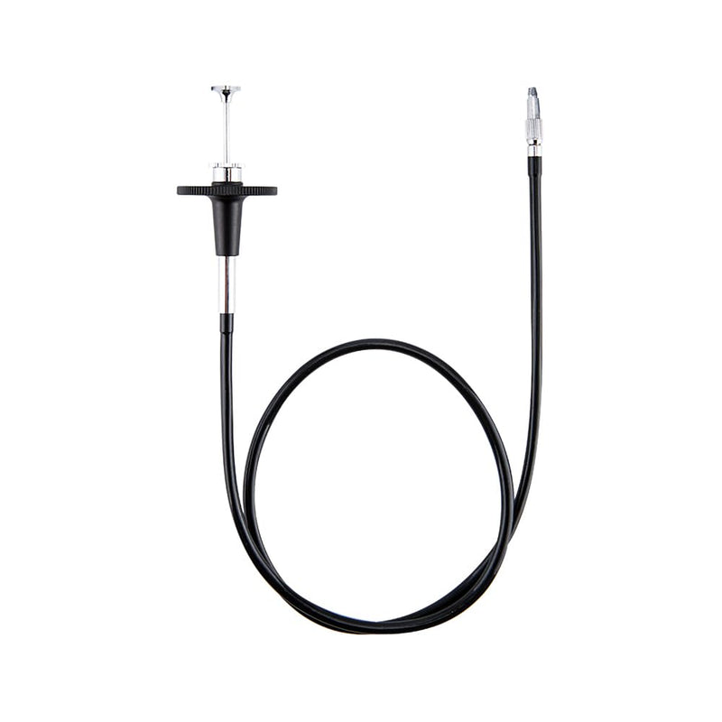 JJC Mechanical Shutter Release Cable Cord with Bulb-Lock for Fuji Fujifilm X-T5 X-T4 X-T3 X-T50 X-T30 II X-M5 X-PRO3 X100VI X100V X-T2 X-T20 X100F X-E4, Sony RX1R II RX10 IV III, Lecia M10 M9 & More 70cm Black