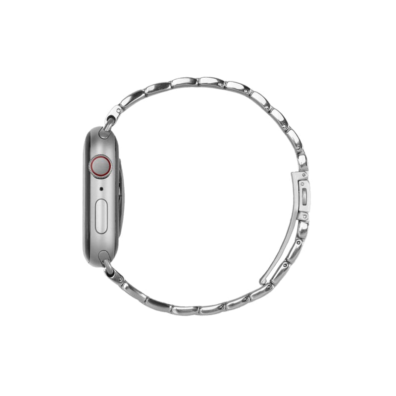 CASETiFY Link Bracelet Watch Band [Premium Stainless Steel] Compatible with Apple Watch Series 1-9, SE, Ultra - 38mm/40mm/41mm/42mm/44mm/45mm/49mm - Black/Silver Silver 38mm/40mm/41mm (Link Bracelet)