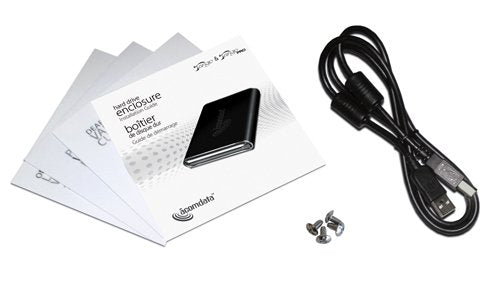 Acomdata 2.5" Tango USB/eSATA Hard Drive Enclosure Kit, Obsidian Black (TNGXXXUSE-BLK)
