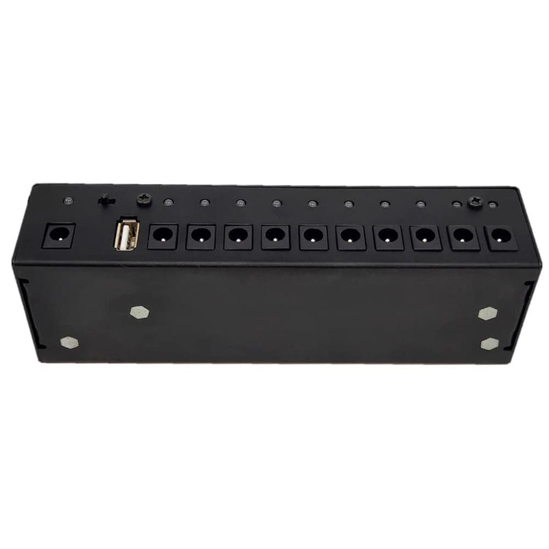 Guitar Power Supply 10 Isolated DC Output for 9V/12V/18V Effect Pedal PD-02 with USB (5V2A)