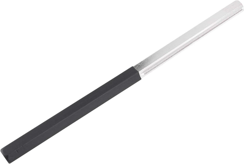 A-xctoe Guitar Fret Dressing Crowning File Narrow/Medium/Wide 3 Edge Guitar Repairing Tool with Rubber Handle