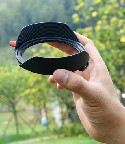 Kase Kowl Magnetic Metal Lens Hood for Revolution/Revolution Plus 82mm Filters (Hood + 72mm Adapter) Hood + 72mm Adapter