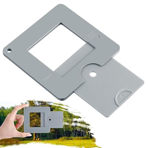 2PCS Portable Viewfinder with Sliding Divider Panel Specialized Composition Aid for Photography Painting and Sketching