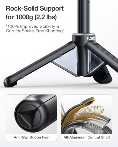 llano 16" Magnetic Action Camera Tripod + 30W Fast Charger Hub with 3 Replacement Batteries Bundle, Portable Selfie Stick and Triple Slot PD Charging Case for Insta360 Ace Pro 2/Ace Pro, Black