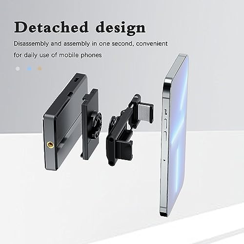 Upgrade 120 LED Selfie Light for iPhone with Front & Back Clip black