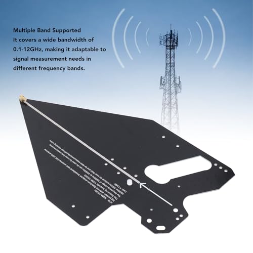 Log Periodic Directional RF Antenna Outdoor Antenna Kit 100MHz-12GHz Cellular Modems Routers for Wireless Spectrum Management EMC Testing