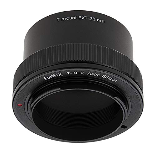 Fotodiox Lens Adapter Astro Edition - Compatible with T-Mount (T/T-2) Screw Mount Telescopes to Sony Alpha E-Mount Cameras for Astronomy, (T2A-SnyE)