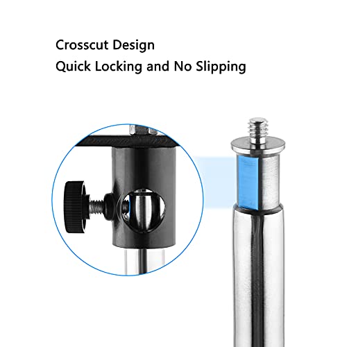 Selens 49 in Extension Grip Crossbar Arm with 1/4" & 3/8" Screw Thread