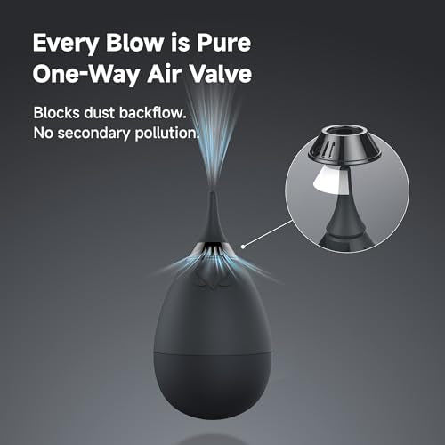 VSGO Camera Air Blower for Lens and Sensor Cleaning, Black+Colorful Ring