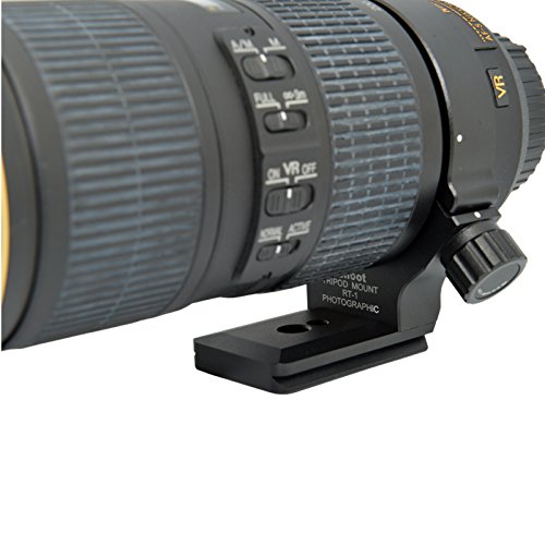 iShoot Lens Tripod Mount Ring Compatible with Nikon RT-1 Nikkor AF-S 300mm F/4E PF ED VR and 70-200mm F/4G ED VR -with Arca-Swiss Fit Quick Release Plate