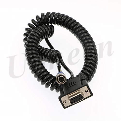 Uonecn Hirose 4-Pin Male Trimble Geodimeter Total Station to Data Collector Cable Surveying Carlson TDS
