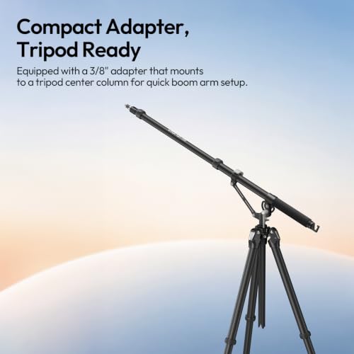 ULANZI TH09 52.7" Camera Boom Arm Light Stand Tripod Extension Bar