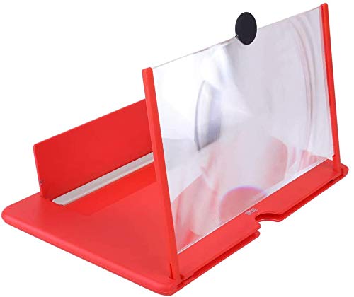 10-Inch Curved Screen Mobile Phone Screen Magnifier High-Definiton Mobile Phone Magnifying Glass Lazy Magnifier Black