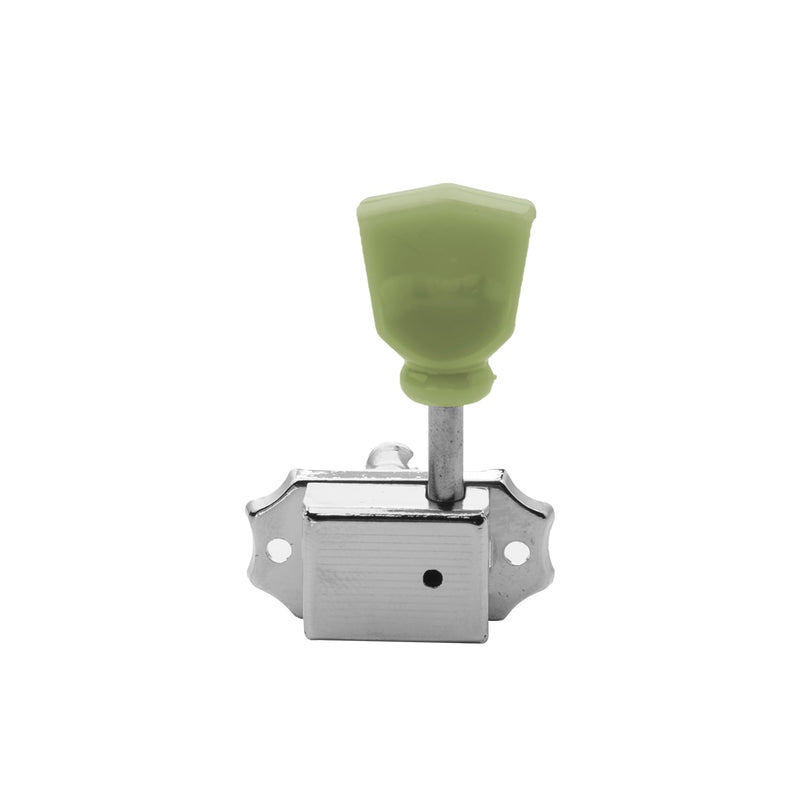 [AUSTRALIA] - 3 Left 3 Right Vintage Guitar String Tuning Pegs Tuning Machines Tuning Keys Machines Heads Tuners Compatible with Les Paul LP SG Style Electric Guitar, Chrome with Tulip Button. 