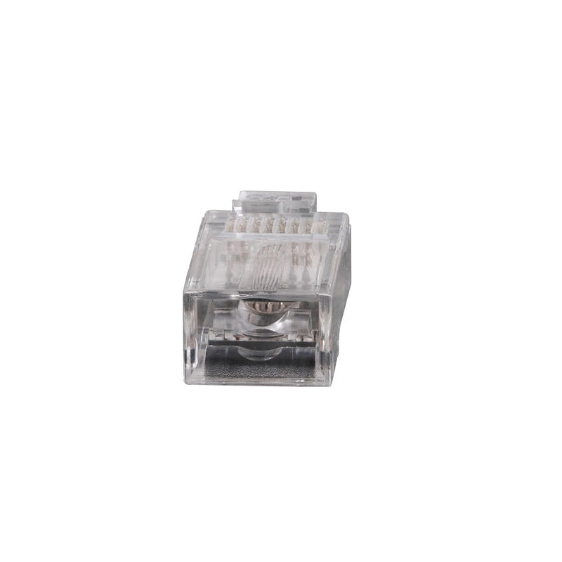Klein Tools VDV826-762 Pass-Thru Modular Data Plug, RJ45 CAT5e, Gold Plated, Pass Through Connectors 200-Pack