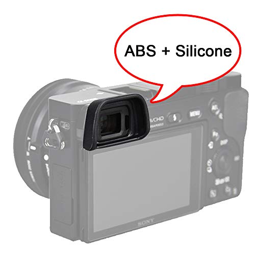 EP10 Eyecup Eyepiece Viewfinder Compatible for Sony Alpha A6000 A6100 A6300 NEX-6 NEX-7 Camera (2 Pack), FAN-US-2X EP-10