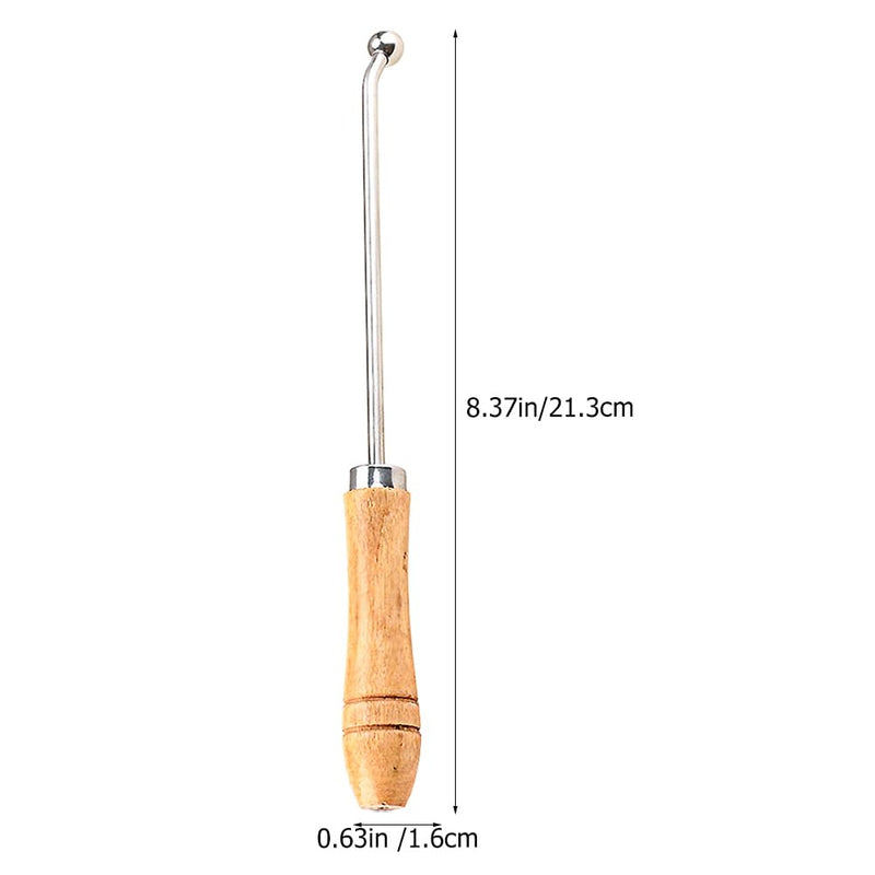 Professional Trombone Trumpet Repair Tool Set with Wooden Handle - Includes Two Sizes for Accurate Dent Repair, Essential Trumpet Accessories