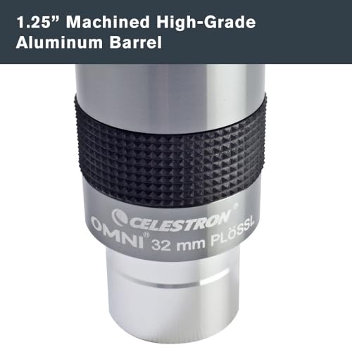 Celestron Omni 1.25" 32mm Telescope Eyepiece for Expansive Star-Field Views