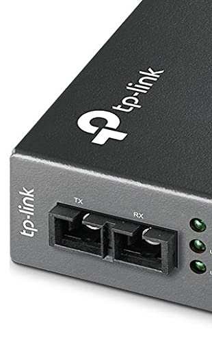 TP-Link Fast Ethernet Media Converter, Up to 100Mbps RJ45 to 100M Multi-Mode SC Fiber (MC100CM) (Renewed) Multi - Mode Fiber, Fast Ethernet