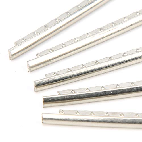 HURRISE Guitar Fret Wires 2.7mm 24 Frets Stainless Steel Fretwire Compatible with Electric Guitar Bass Guitar Fingerboard Replacement