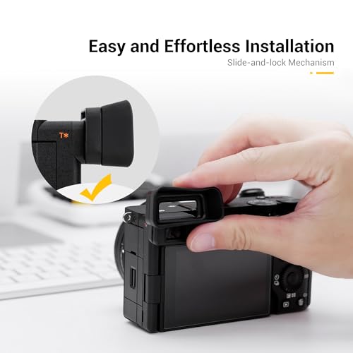 Kiwifotos Long Soft FDA-EP20 Eyecup Eye Cup Eyepiece for Sony A6700 Camera Sony FDA-EP20 Replacement