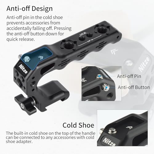 Nitze Mini Camera Top Handle with NATO Clamp - PA28M-D1