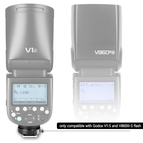 Godox V1S V860III-S Hot Shoe Replacement Mount Foot, Speedlite Flash Repair Parts for Godox V1-S & V860III S Flash (Sony Version) Hotshoe Replacement (Upgrade Metal Version) for V1S & V860III-S
