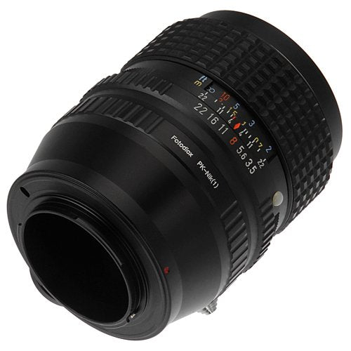 Fotodiox Lens Mount Adapter, Pentax K (PK) Lens to Nikon 1-Series Camera, fits Nikon V1, J1 Mirrorless Cameras Standard