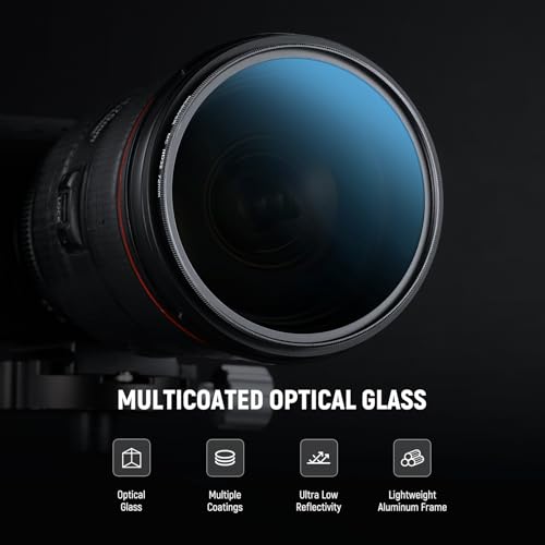 NEEWER 72mm ND Filter Set, ND8/32/64 (3/5/6 Stops) Multicoated Neutral Density Camera Lens Filter Photography Accessories with Storage Case & Cleaning Cloth, 3 Packs