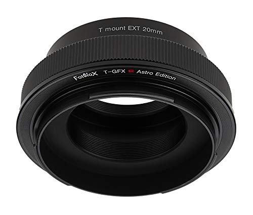 Fotodiox Lens Adapter Astro Edition - Compatible with T-Mount (T/T-2) Screw Mount Telescopes to Fujifilm Fuji G-Mount GFX Cameras for Astronomy, T2A-GFX