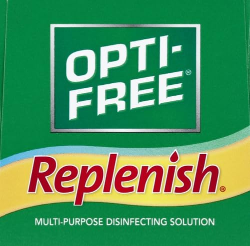 Opti-Free Replenish Multi-Purpose Disinfecting Solution With Lens Case, 10 Fl Oz 10 Fl Oz (Pack of 1)