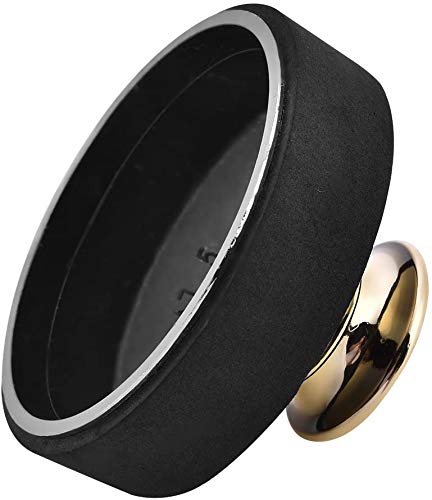Alto Saxophone Mute, Sax Damper Silencer, ABS Sax Sound Dampener, Noise Remove Music Instrument Accessory (Gold)