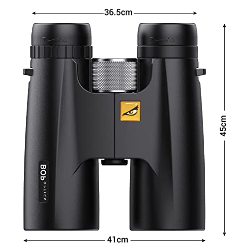 10x42 Binoculars for Adults High Powered - HD Binoculars for Bird Watching, and Hunting w. Carrying Bag - Travel Essentials, Cruise Ship Essentials and Camping Gear