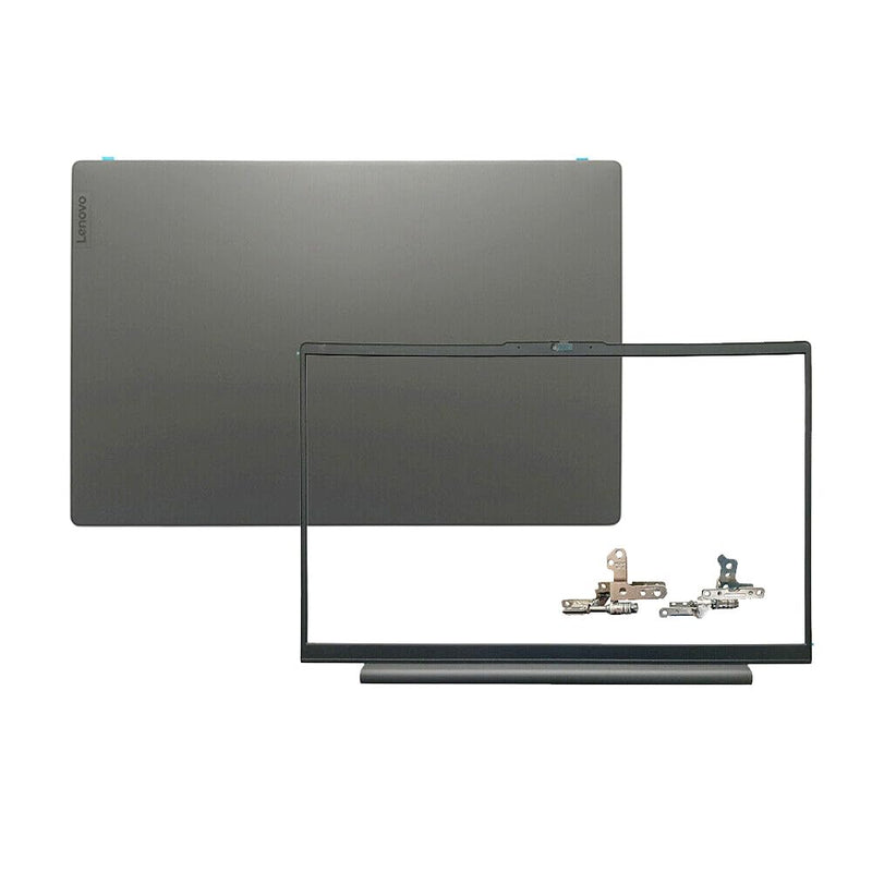 Replacement Laptop LCD Cover Back Rear Top Lid Hinges Front Bezel for Lenovo ideapad 5 15IIL05 15ARE05 15ITL05 15ALC05 5-15IIL05 5-15ARE05 5-15ITL05 5-15ALC05 5CB0X56073 5CB0Z31048 (Gray) Gray