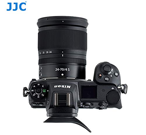 JJC EN-DK29II Ergonomic Large Eye Cup, Compatible with Nikon Z5 Z6 Z7 Z6 II Z7 II, 360° Rotatable, Soft TPU Rubber, Z5 Z6 Z7 Z6II Z7II Eyecup Eye Piece, Viewfinder, Size: 65x52x29mm, as DK29 Eyecup