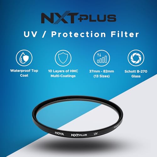 HOYA 72mm NXT Plus UV Filter Schott B270 Glass HMC Multi-Coated Waterproof 72 mm