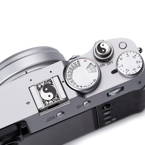 Camera Soft Release Button, Shutter Button for Fujifilm X-T5 X-T4 X-T3 X-T30 X-T30 II X-T20 X-PRO3 X100VI X100V X-E4 X-E3 for Nikon zf (Eight Diagrams Set) eight diagrams set