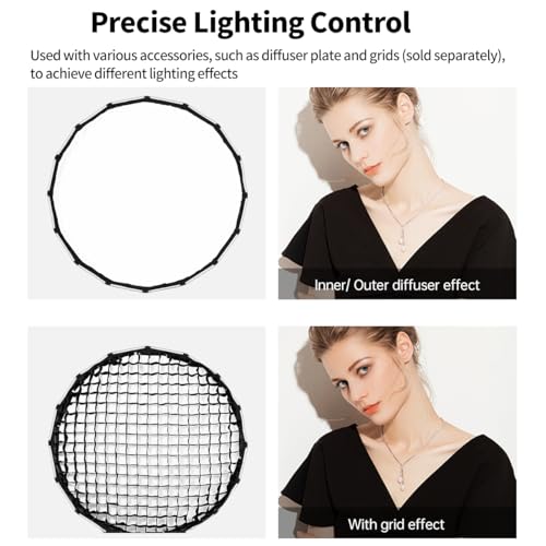 Godox Quick Release Softbox S65T 65cm/25.6in,Umbrella Bowens Mount Softbox