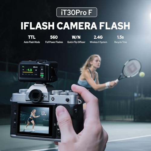 Godox iT30 Pro F Flash for Fujifilm, iT30Pro F Touchscreen Pocket Speedlite