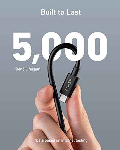 Anker USB C Cable(3.3FT, 240W), USB 4 Data Cable, 40Gbps, 8K HD Display, Thunderbolt 4/3 Compatible, for iPhone 17, MacBook, Hub, Docking and More (Pack of 2) 3.3 Feet (Pack of 2)