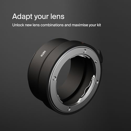 Urth Lens Mount Adapter (Manual): Compatible with Nikon F Lens to Sony E Camera Body